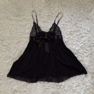 Elegant Black Lace Babydoll